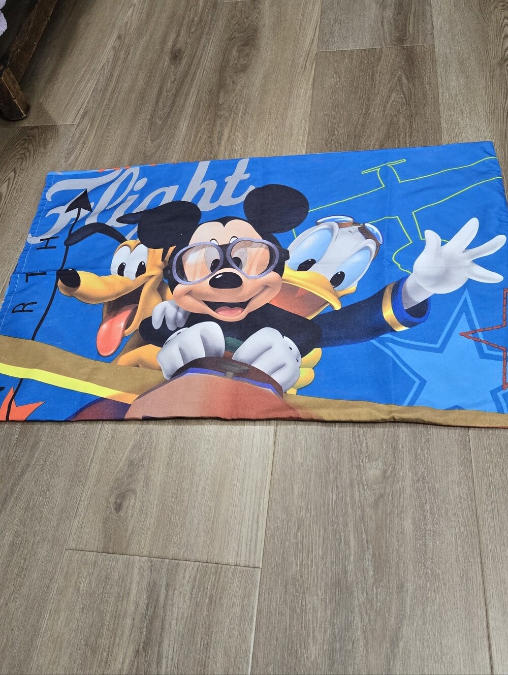 Captain Mickey Mouse Pluto Donald Duck Pillowcase